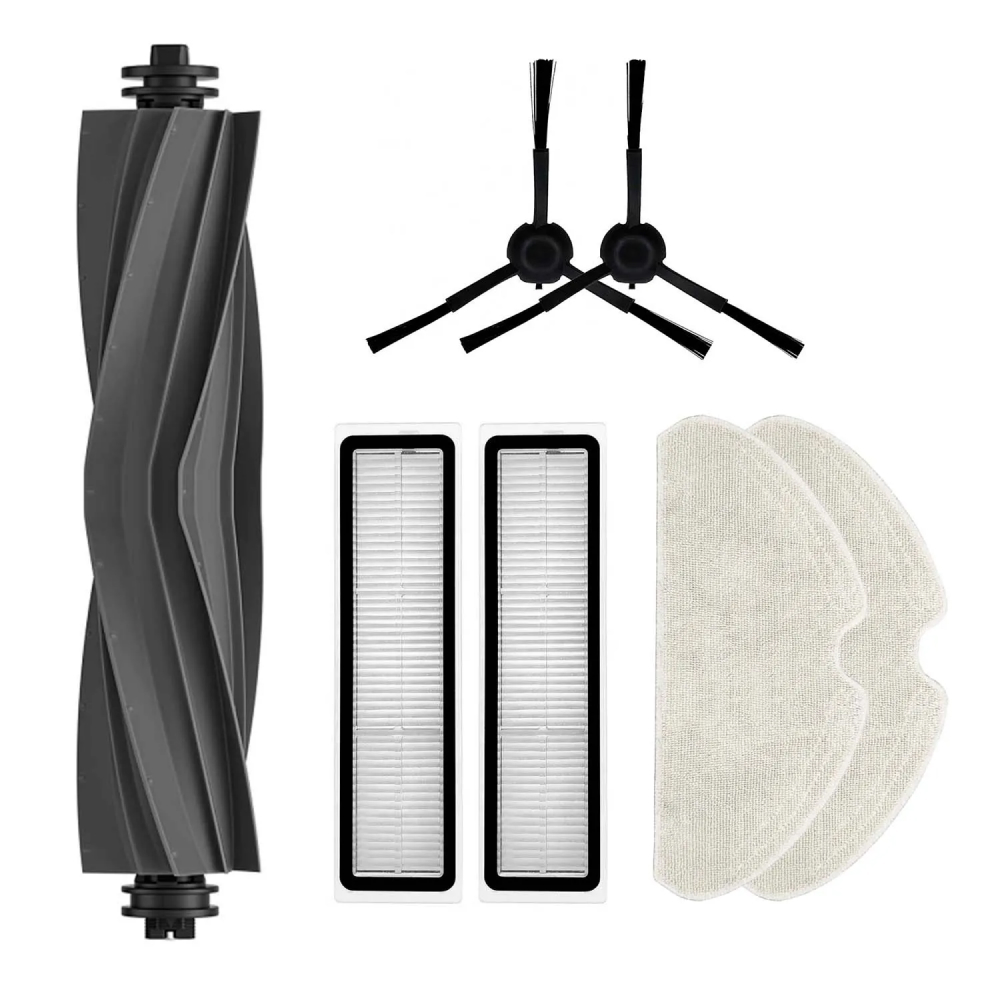 Комплект аксессуаров Filterix для робота-пылесоса Dreame D10s, D10s Pro, чёрные